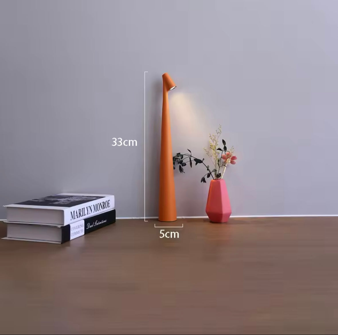 Lumo – Uppladdningsbar LED-Bordslampa med Touchdimmer & Stilren Design