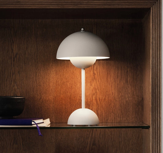 Icon Lite – Portabel Designlampa i Flowerpot-stil med Dimbar LED & USB