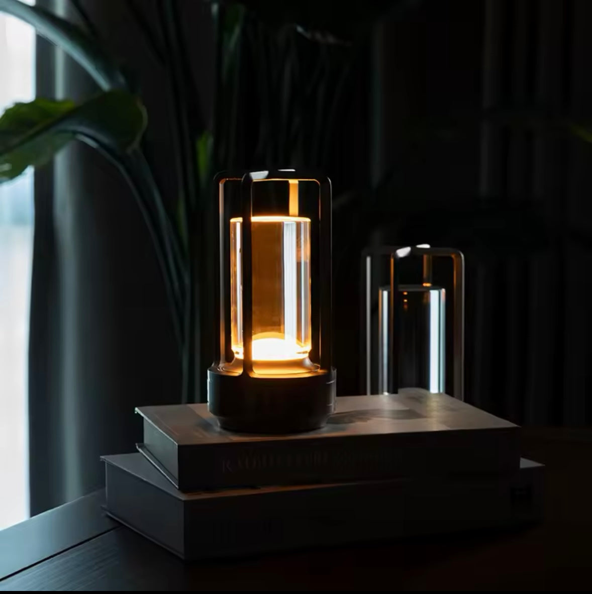 Crystal – Trådlös Bordslampa i Kristallglas med Touchdimmer