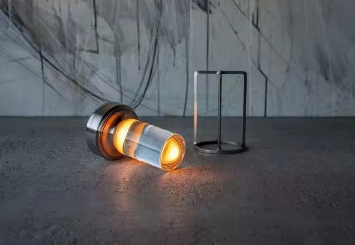 Crystal – Trådlös Bordslampa i Kristallglas med Touchdimmer