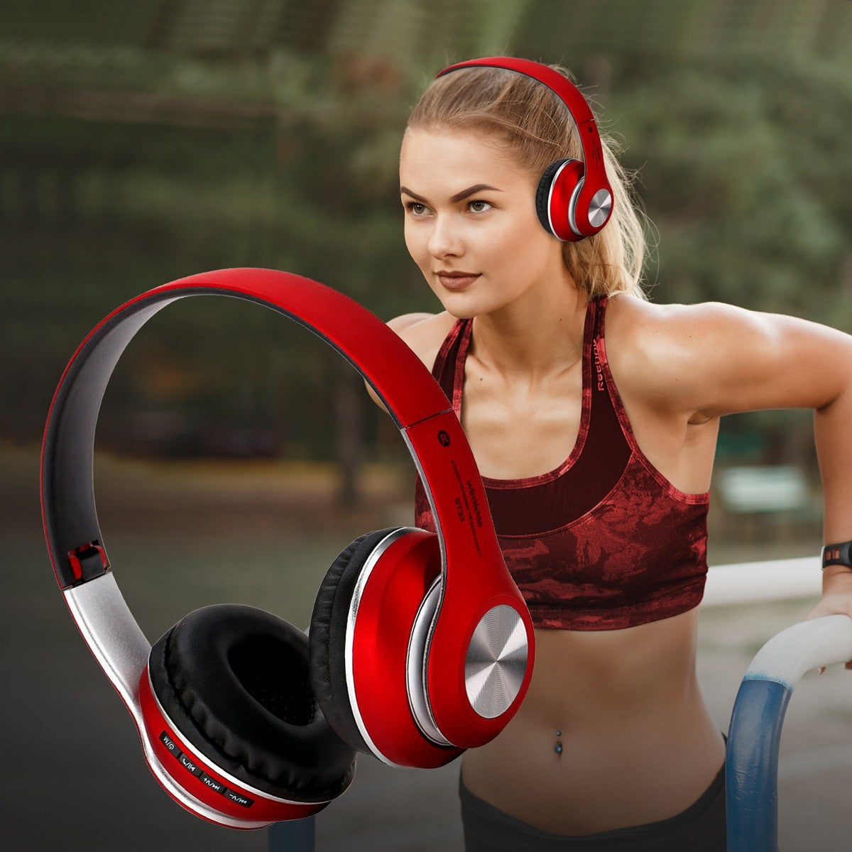 Bluetooth-stereoheadset med mikrofon ST33