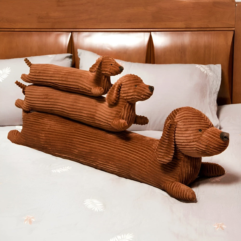 CuddlyPlush- Bedårande Dachshund i Plyschkudde