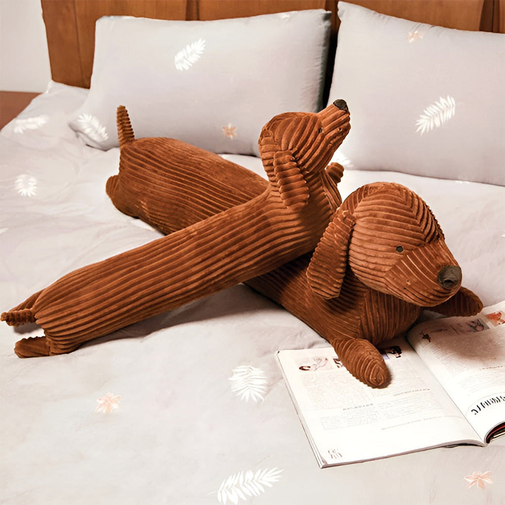 CuddlyPlush- Bedårande Dachshund i Plyschkudde