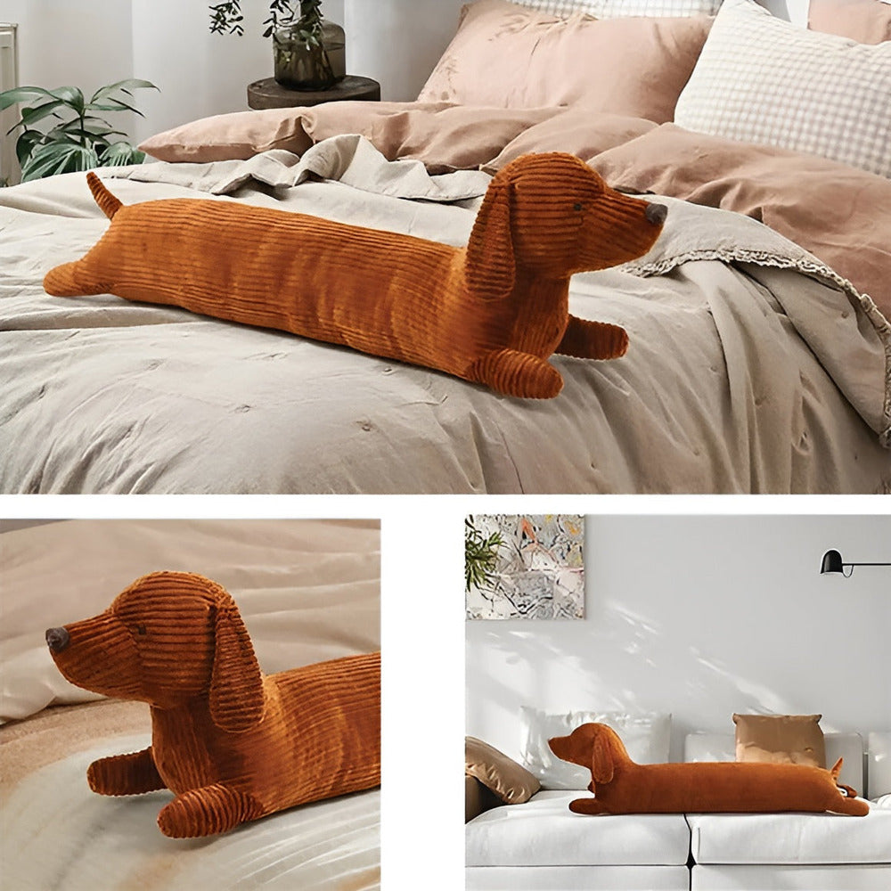 CuddlyPlush- Bedårande Dachshund i Plyschkudde
