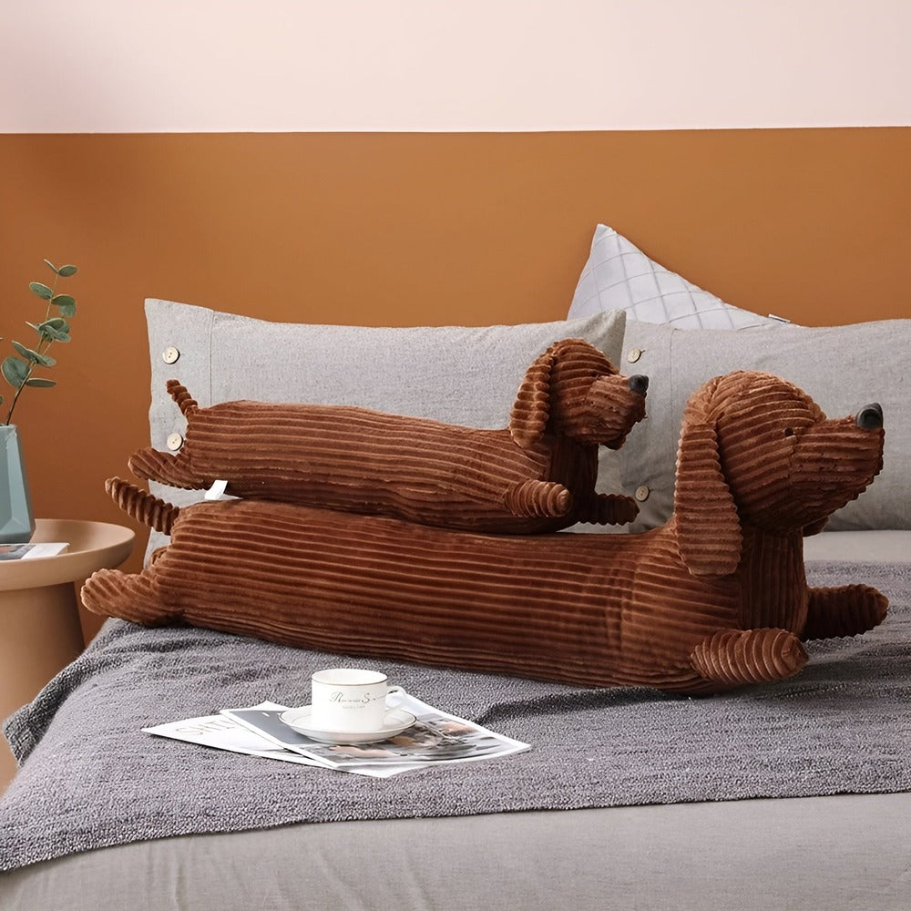 CuddlyPlush- Bedårande Dachshund i Plyschkudde