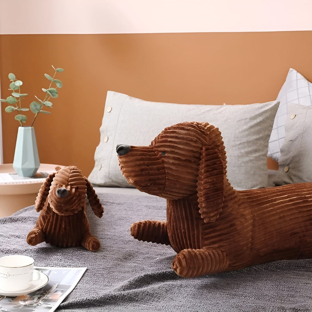 CuddlyPlush- Bedårande Dachshund i Plyschkudde