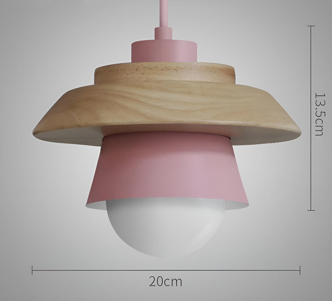 HaloWood – Justerbar Taklampa i Trä & Aluminium