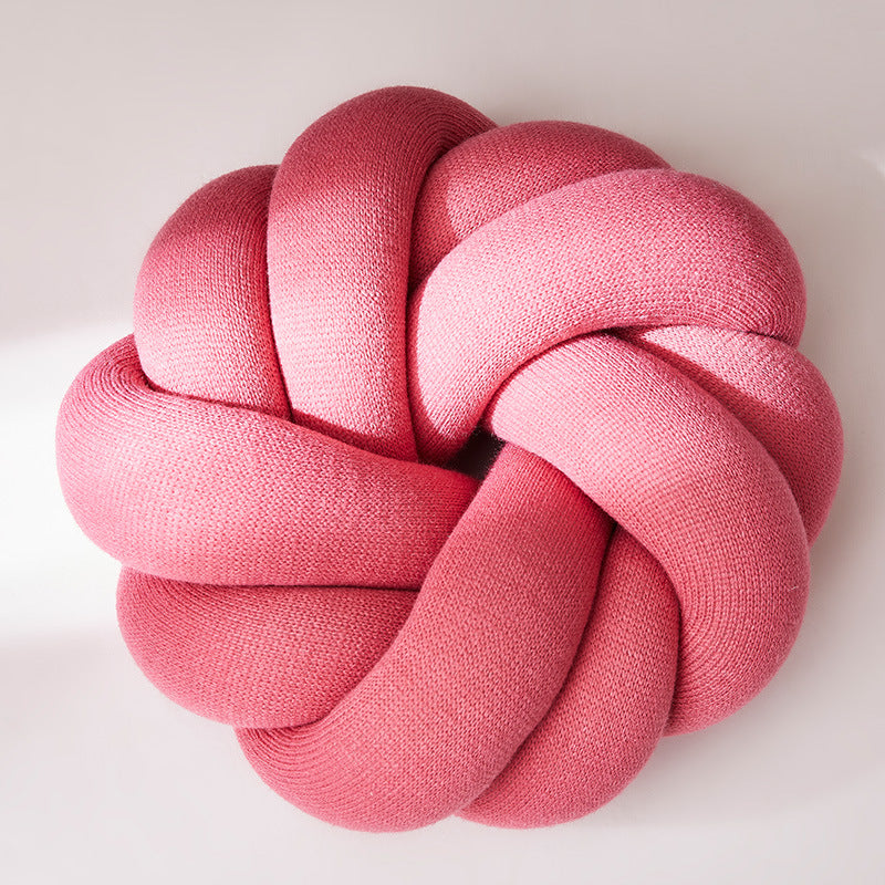 SnugKnot – Kudden med Mjuka, Stickade Knutar i Bomull – Stilren och Mysig Inredningsdetalj