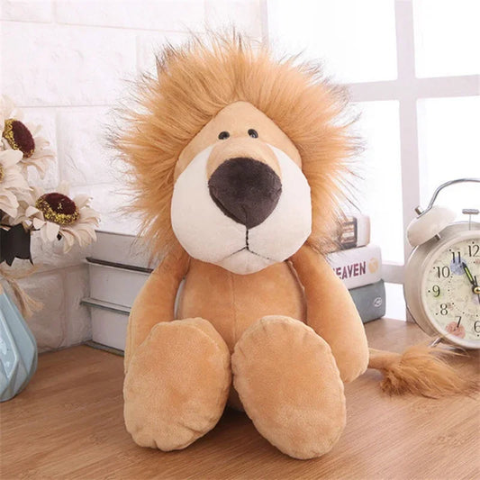 Söta Mjukisdjur – Jungle Collection med Lejon, Elefant, Tiger, Hund, Räv, Apa och Rådjur