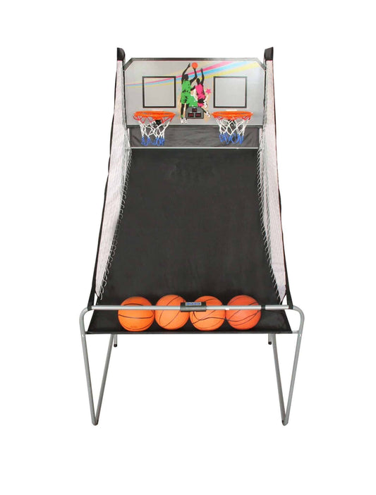 Basketspel med 4 bollar