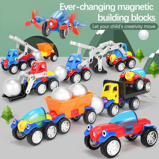 MagniBuild Bilar – Magnetisk bygglek